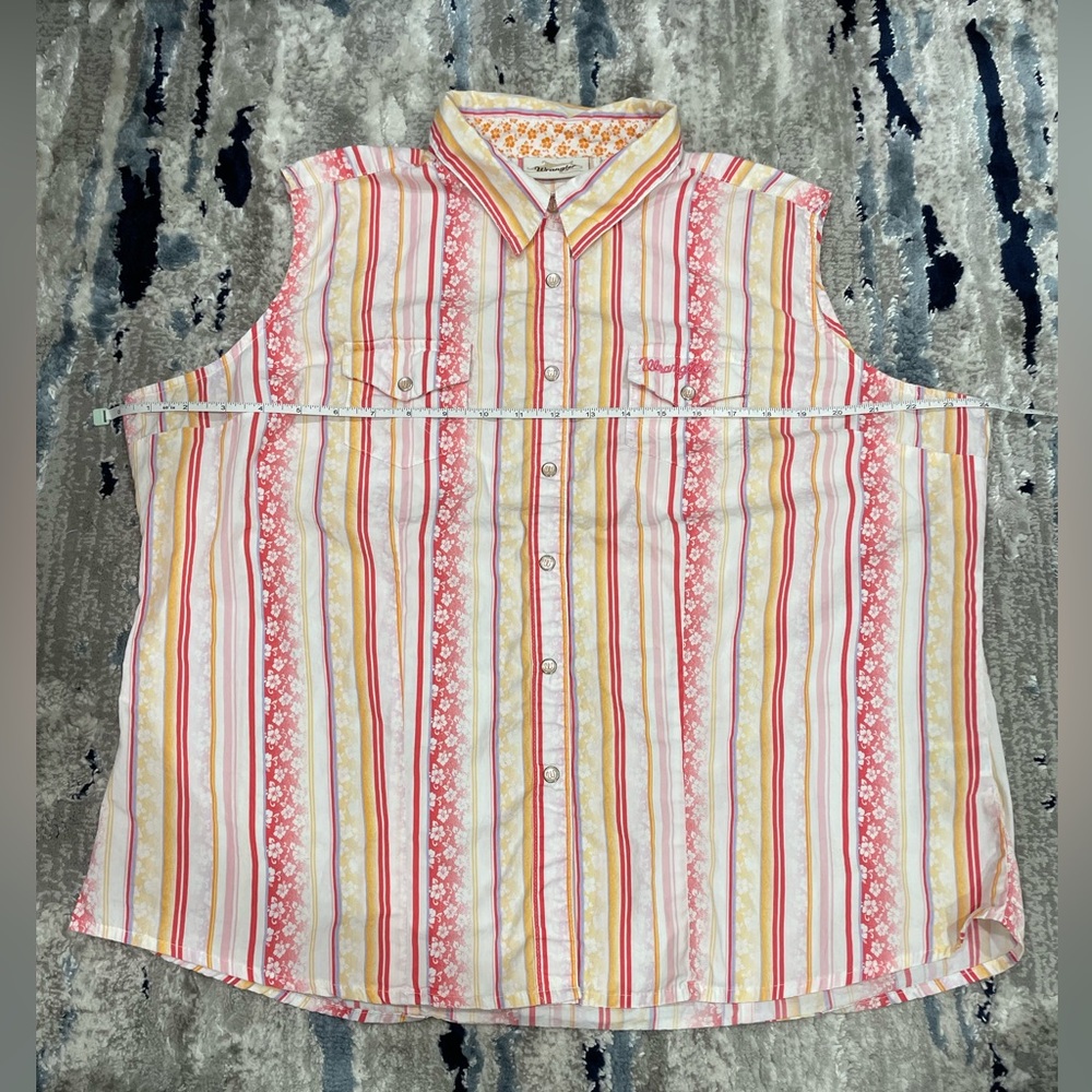Wrangler Womens Sleeveless Dutton Down